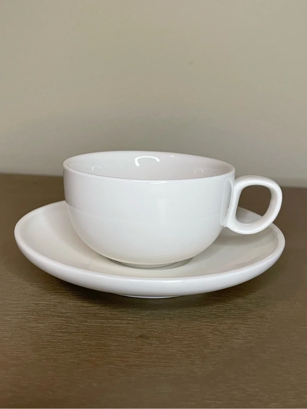 Crate&Barrel porcelain cup and saucer set